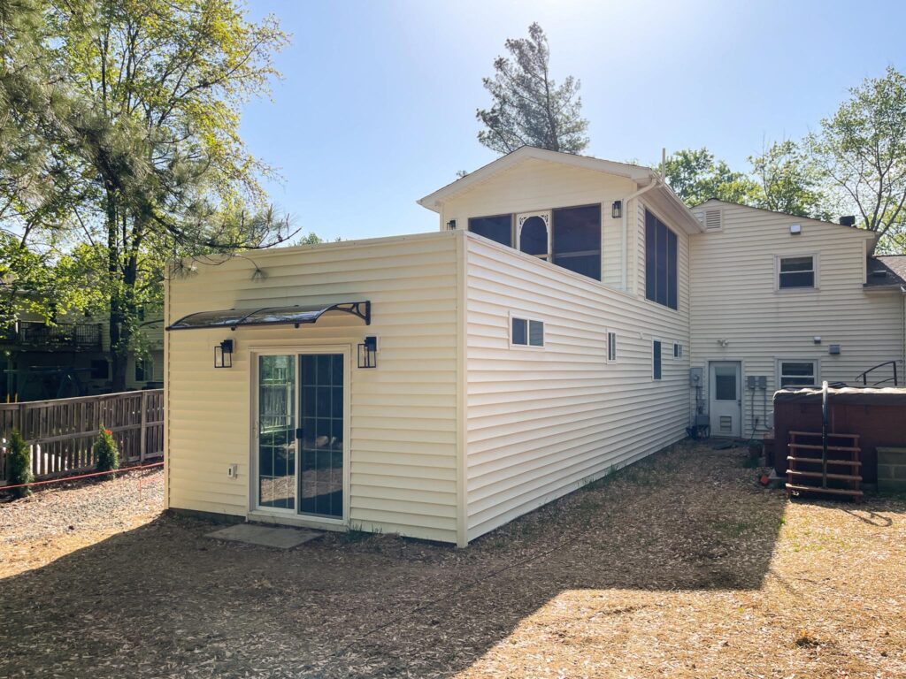 Accessory Living Units Fairfax Va | Portfolio 12 a house with a fence and trees in the background