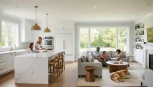 Open Concept Kitchen and Living Room Ideas for Northern Virginia Homes